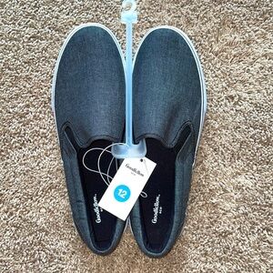 NWT dark gray Goodfellow & Co. slip on shoes size 12